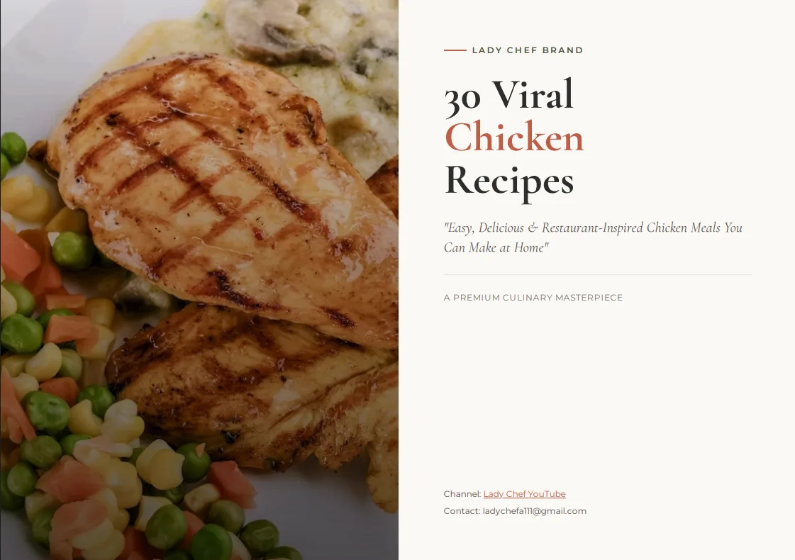 30 Viral Chicken Recipes | Digital Cookbook image 3